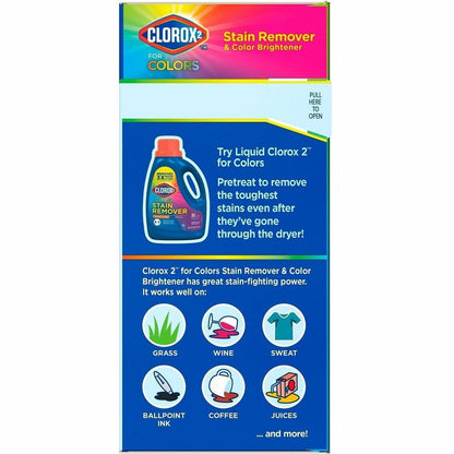 Clorox Colors Stain Remover and Color Brightener Powder, 49.20 oz (CLO03098)