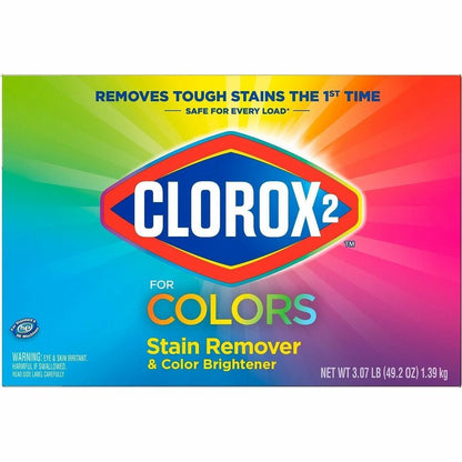Clorox Colors Stain Remover and Color Brightener Powder, 49.20 oz (CLO03098)