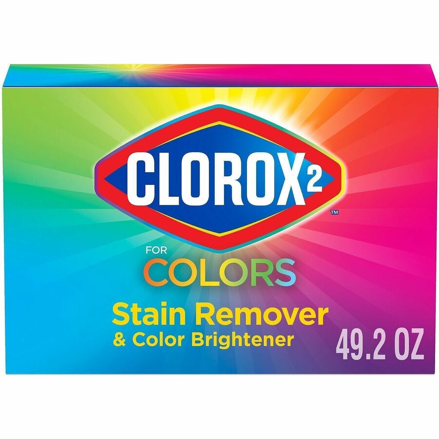 Clorox Colors Stain Remover and Color Brightener Powder, 49.20 oz (CLO03098)