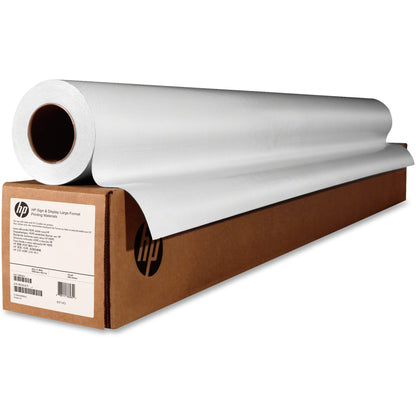 HP DesignJet Large Format Paper for Inkjet Prints, 7 mil, 36" x 100 ft, Gloss White (HEWQ6575A)