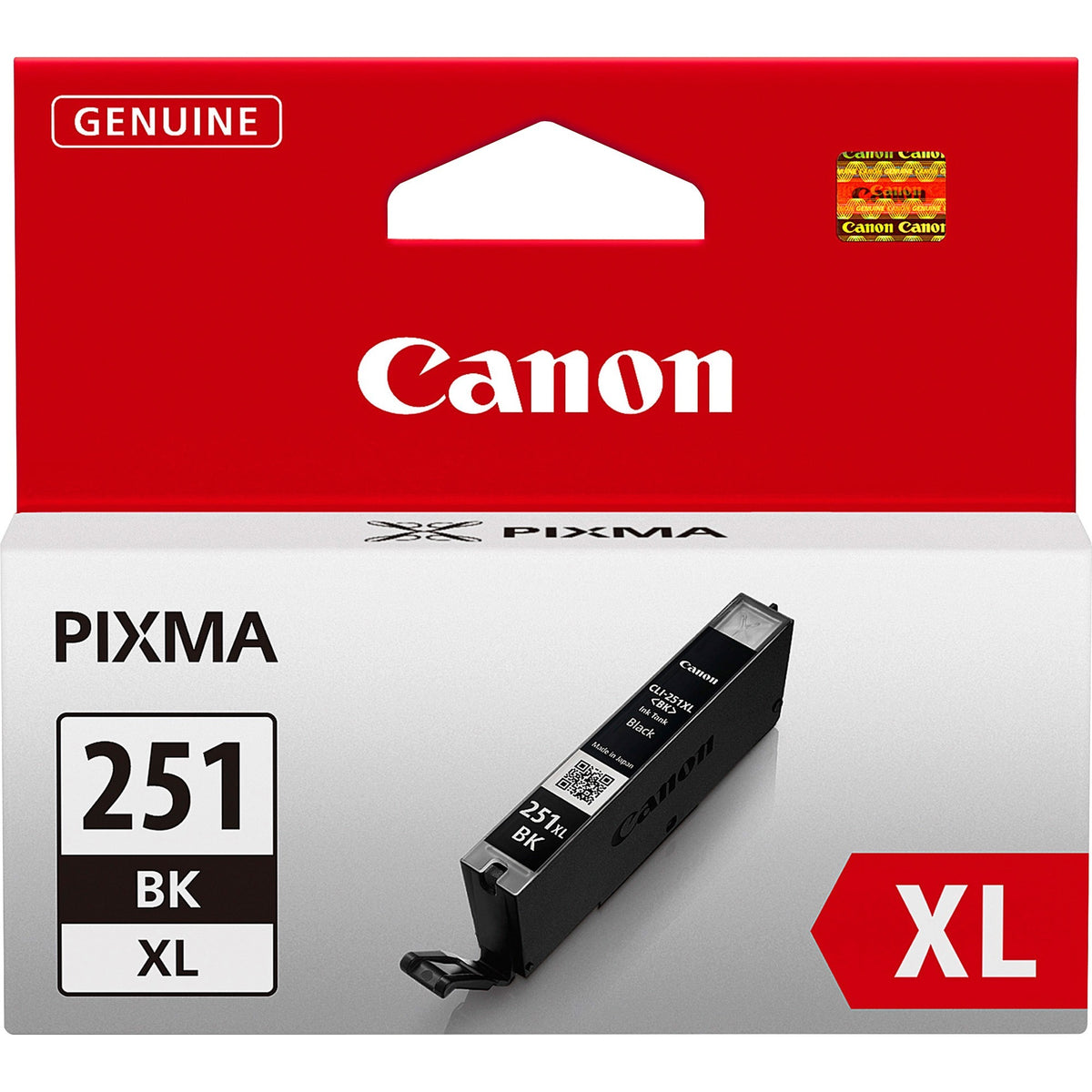 Canon CLI251XLBK Original Inkjet Ink Cartridge, Black, Inkjet, Black (CNMCLI251XLBK)