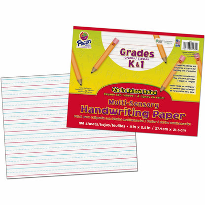 Pacon Grades K, 1 Multi, sensory Handwriting Tablet, 8 1/2" x 11" (PAC2471)