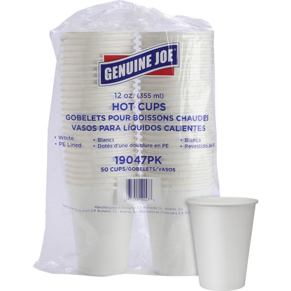 genuine-joe-polyurethane-lined-disposable-hot-cups-12-fl-oz-50-pack-white-polyurethane-beverage-num-gjo19047_1