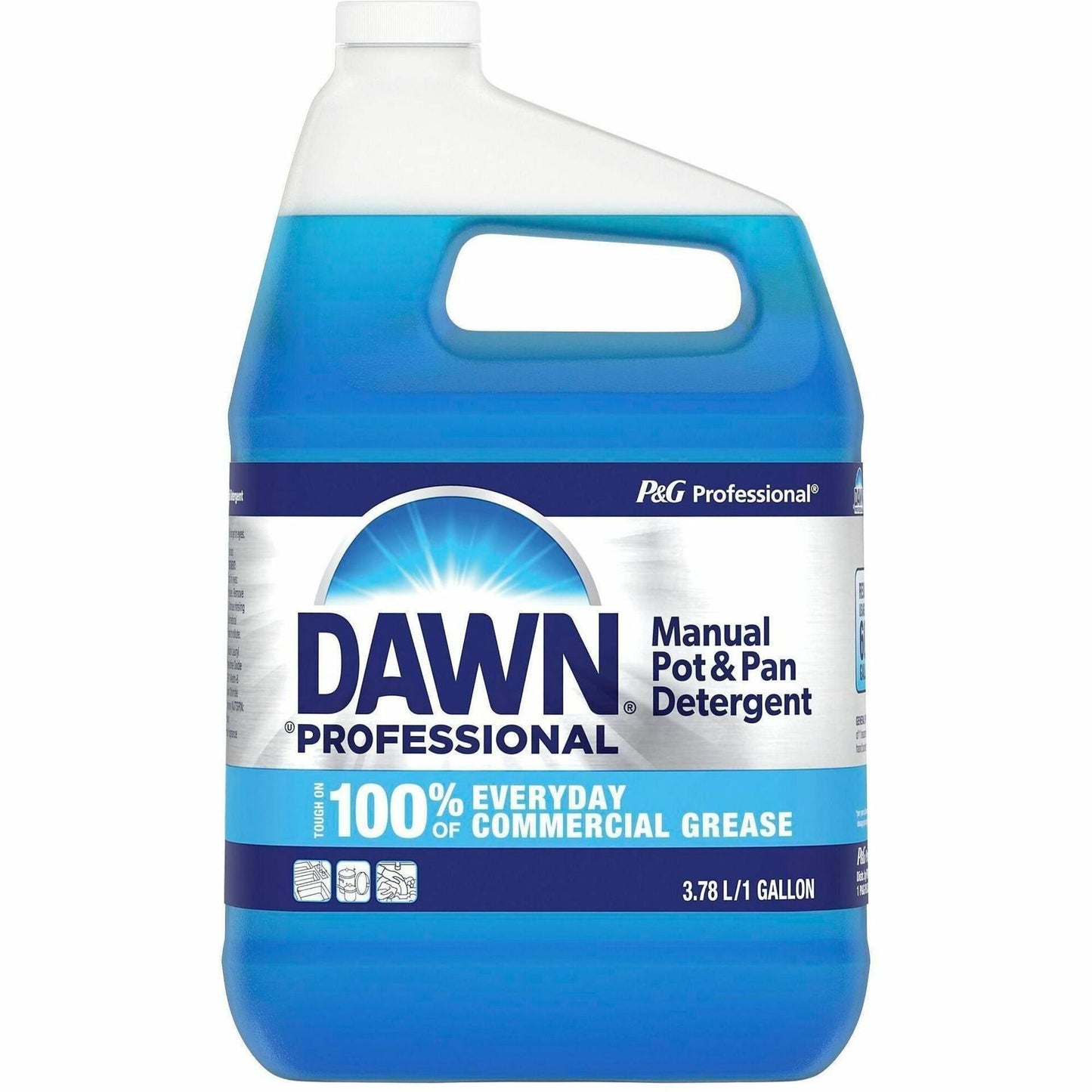 Dawn Manual Pot/Pan Detergent, Liquid, 128 fl oz (4 quart), Original Scent (PGC57445EA)