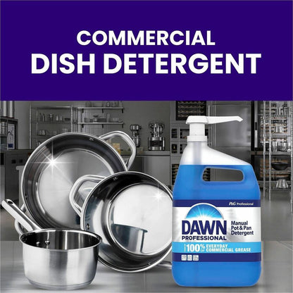 Dawn Manual Pot/Pan Detergent, Liquid, 128 fl oz (4 quart), Original Scent (PGC57445EA)