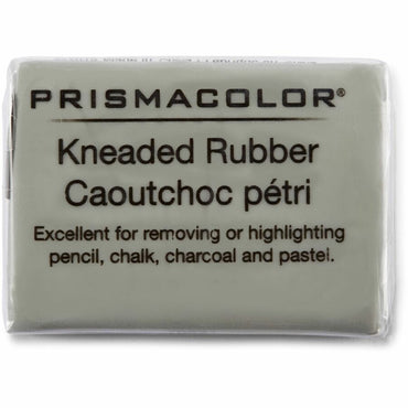 Prismacolor Design Kneaded Rubber Art Eraser, For Pencil Marks, Rectangular Block, Large, Gray (SAN70531DZ)