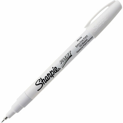 Sharpie Extra Fine Oil-Based Paint Marker, White Ink, Oil Based (SAN35531)