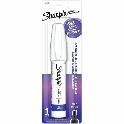 Sharpie Oil-Based Paint Marker, Bold Point, White Ink (SAN35235PPPK)