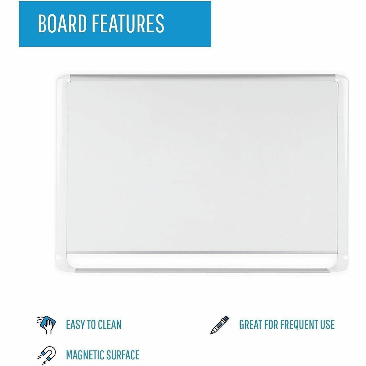 MasterVision White Series Dry Erase Board, 94.5" x 47.2" (BVCMVI210205)