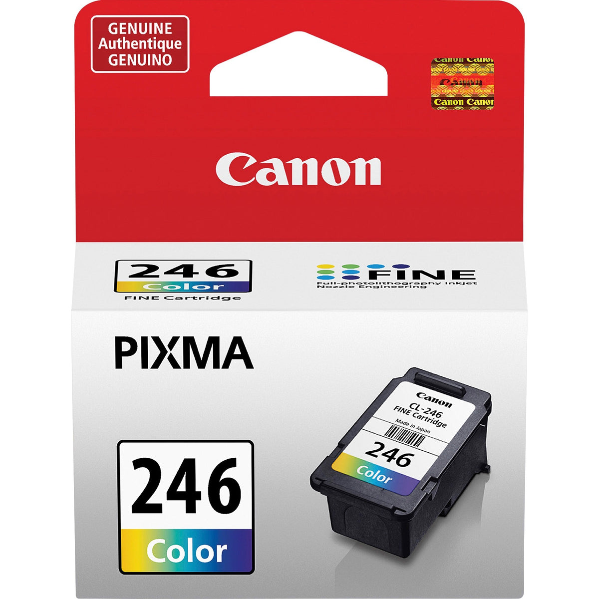 Canon CL-246 Original Inkjet Ink Cartridge, Tri-color (CNMCL246)