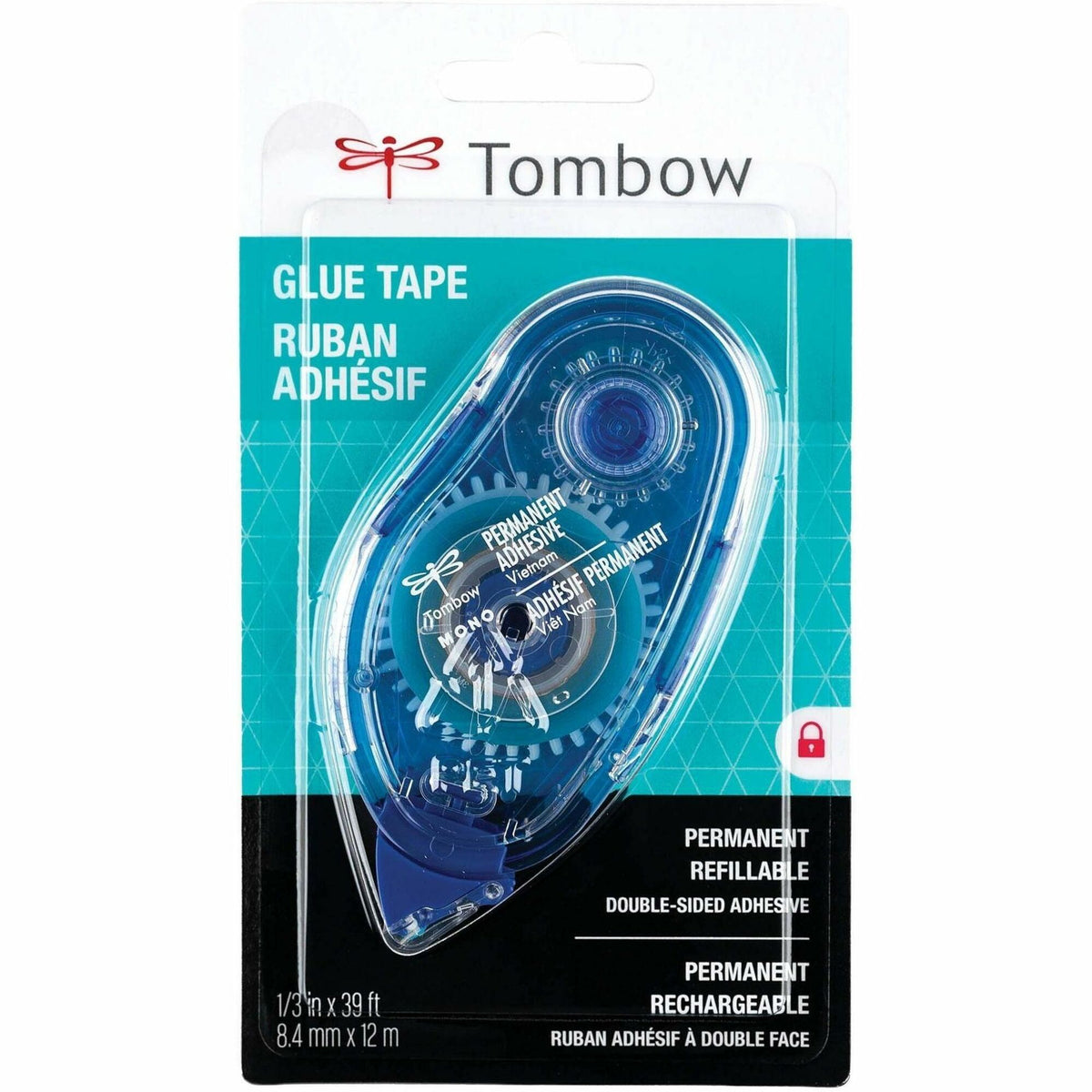 Tombow Mono Permanent Adhesive Applicator, Clear (TOM62106)