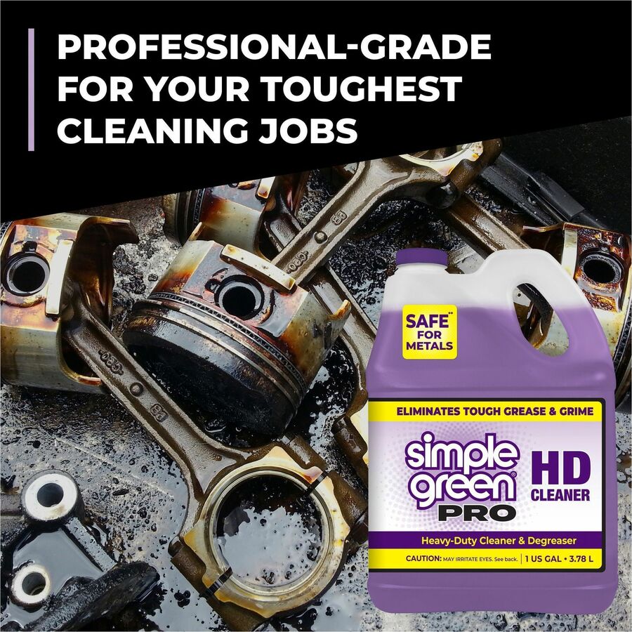 Simple Green Pro HD All-In-One Heavy-Duty Cleaner, Concentrate, Liquid, 128 fl oz (SMP13421)