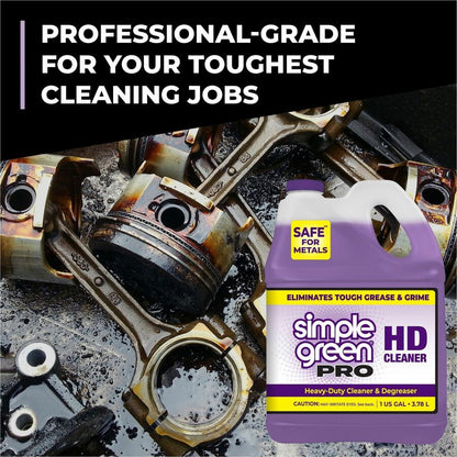 Simple Green Pro HD All-In-One Heavy-Duty Cleaner, Concentrate, Liquid, 128 fl oz (SMP13421)