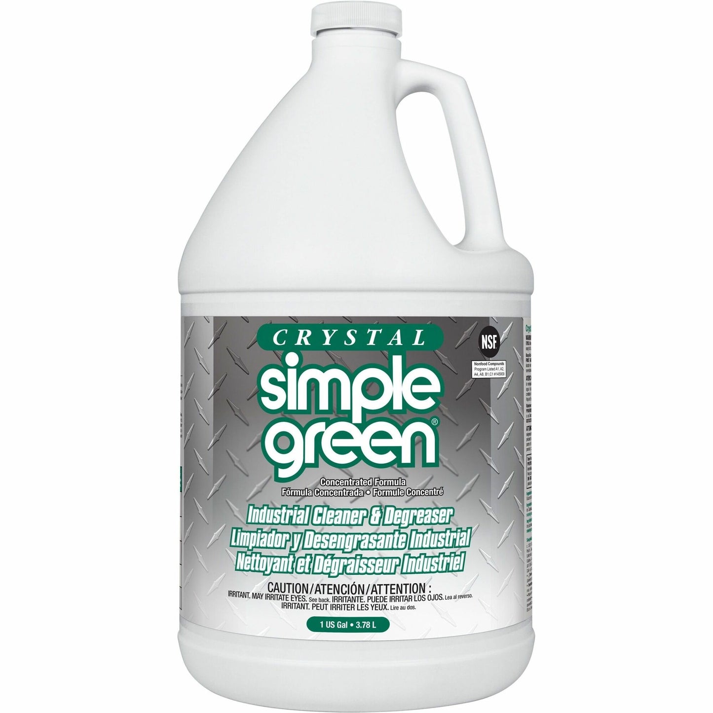 Simple Green Crystal Industrial Cleaner/Degreaser, 128 fl oz (4 quart) (SMP19128EA)