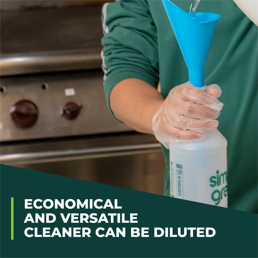 Simple Green Crystal Industrial Cleaner/Degreaser, 128 fl oz (4 quart) (SMP19128EA)