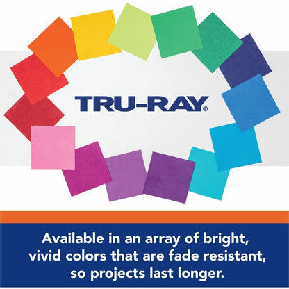 Tru-Ray Construction Paper, 12" x 9", Warm Assorted, 50/Pack (PAC102947)