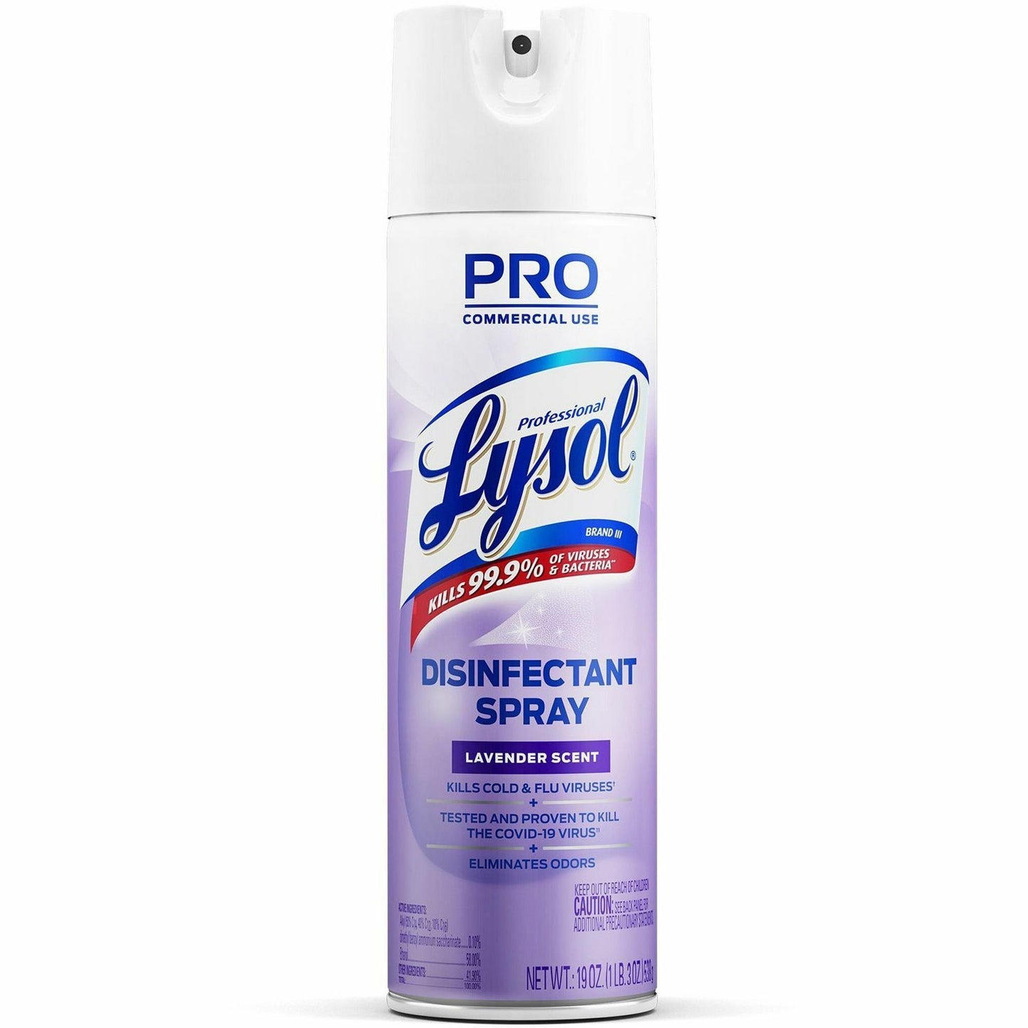 Professional Lysol Lavender Disinfectant Spray, 19 oz, Lavender Scent (RAC89097)