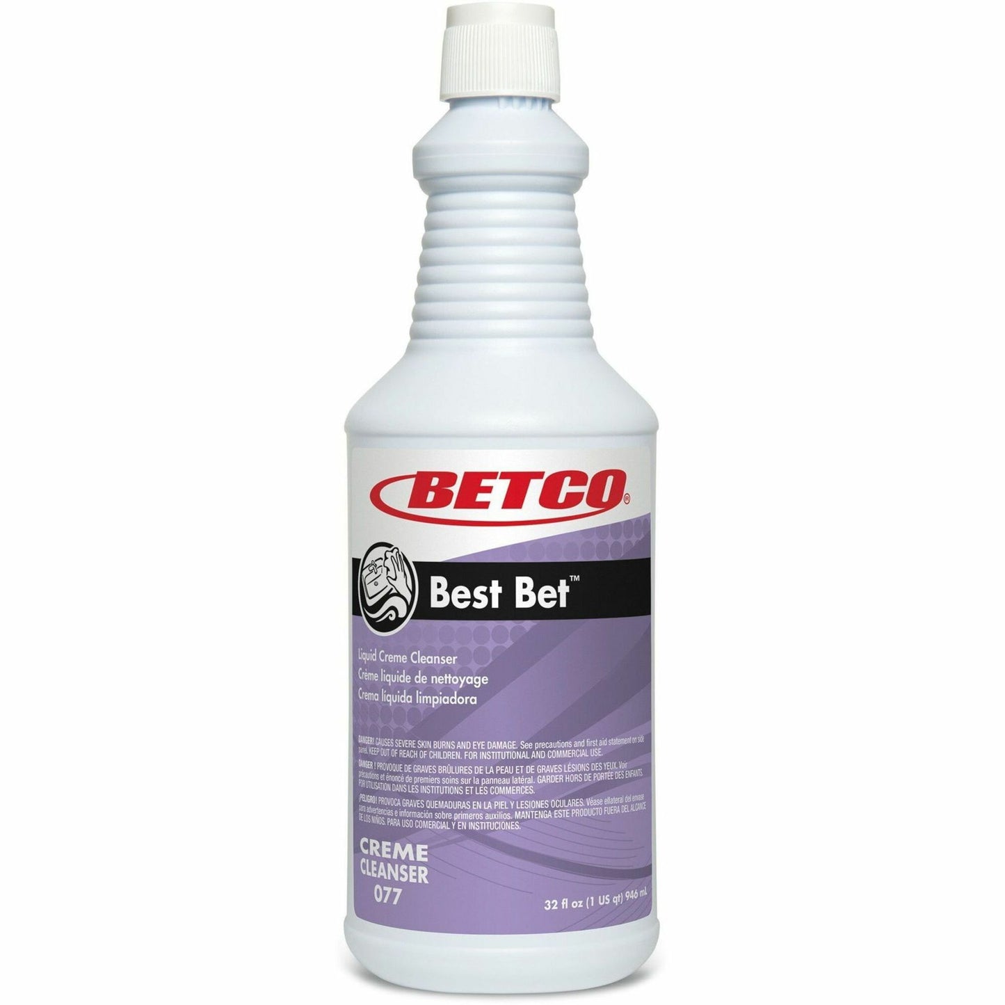 Betco Liquid Abrasive Creme Cleanser, 32 oz, Mint Scent, 12/Carton (BET0771200)