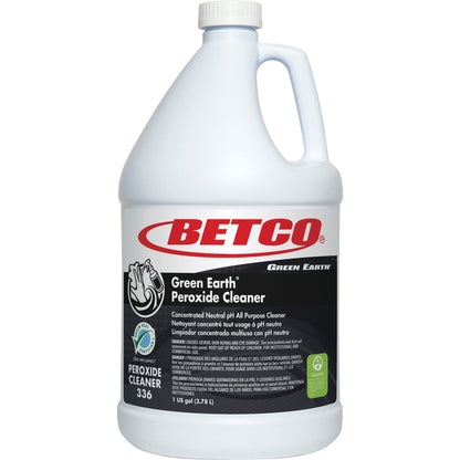 Betco Green Earth Peroxide Cleaner, 128 fl oz, Citrus, Fresh Mint Scent (BET3360400)