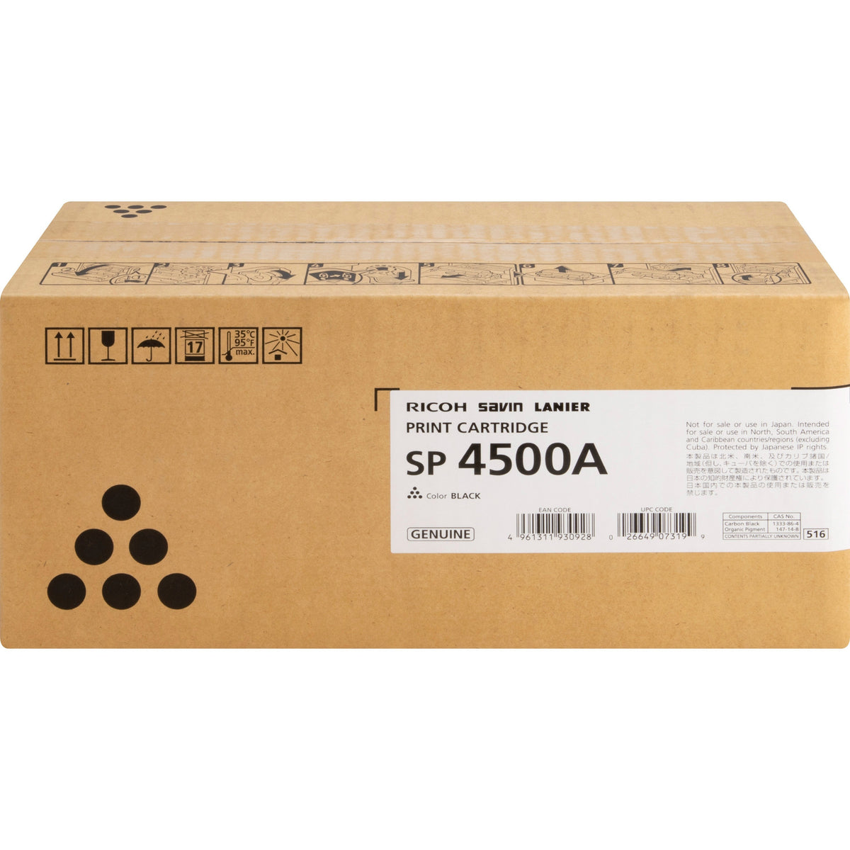 Ricoh 407319 Toner, 6,000 Page-Yield, Black (RIC407319)