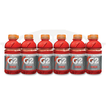Gatorade Fruit Punch Low-Calorie Sports Drinks, 12 fl oz (355 mL), 24/Carton (QKR12202)