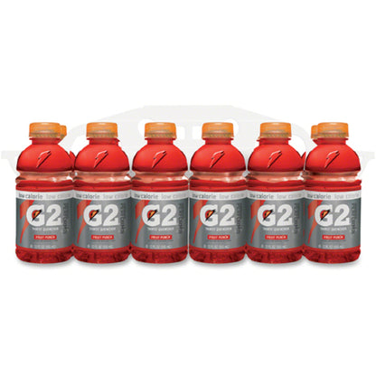 Gatorade Fruit Punch Low-Calorie Sports Drinks, 12 fl oz (355 mL), 24/Carton (QKR12202)