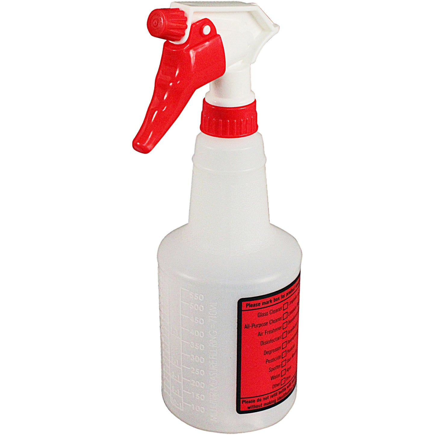 Spray Alert Spray Bottle, Leak Proof, 10.6" x 4.5" Width, White, 3/Pack (IMP5024SSPK)