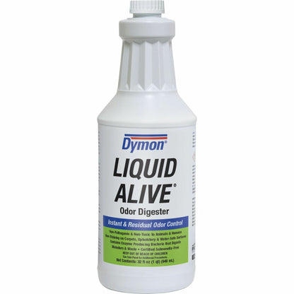 Dymon Liquid Alive Instant Odor Digester, 32 fl oz, 12/Carton (ITW33632CT)