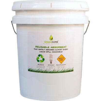 GreenSorb Sorbent Green Reusable Absorbent  (BCGGS25)
