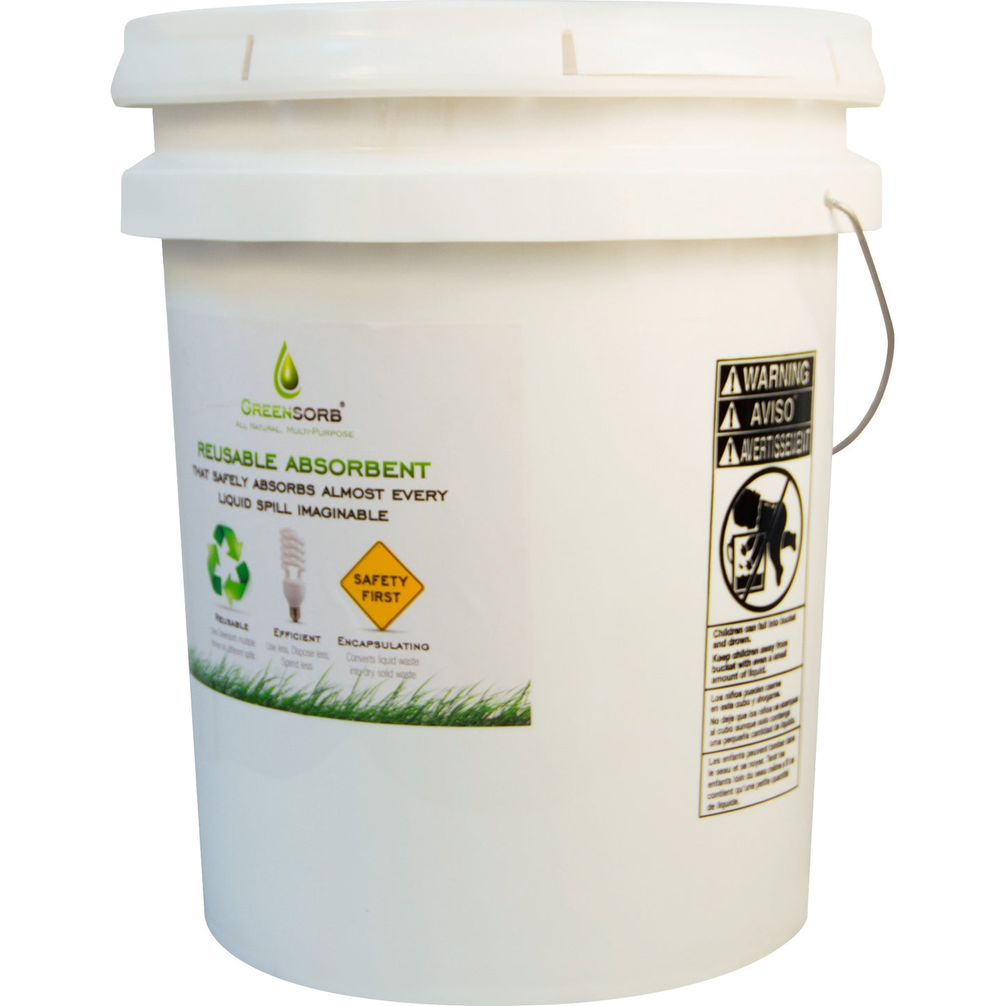 GreenSorb Sorbent Green Reusable Absorbent  (BCGGS25)