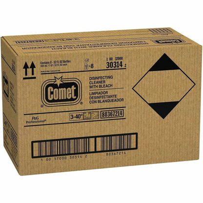 Comet Disinfecting Cleaner with Bleach, Unscented, 32 oz Spray Bottle (PGC30314CT)