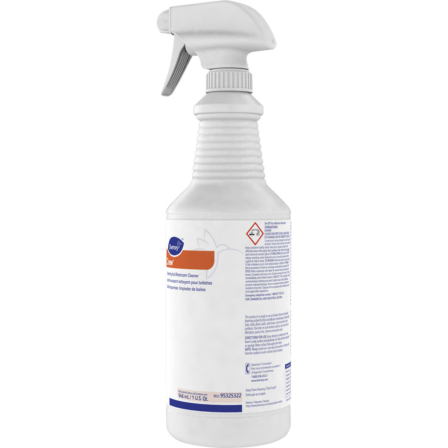 Diversey Foaming Acid Restroom Cleaner, 32 fl oz (DVO95325322)