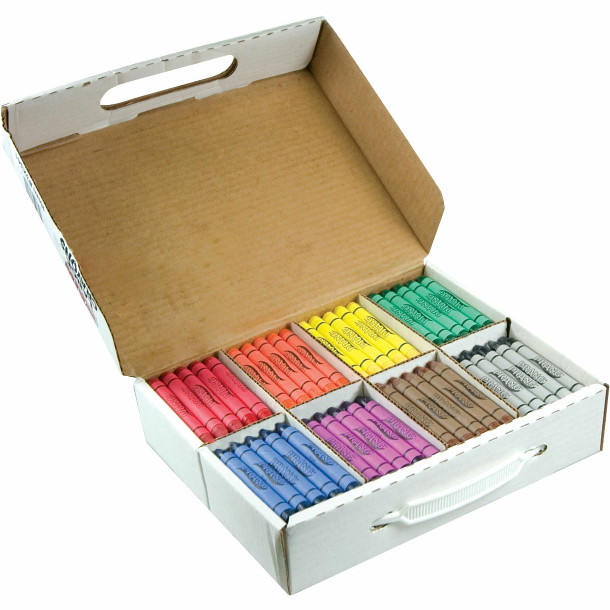 Prang Crayons Master Pack, Assorted, 200/Box (DIX32341)