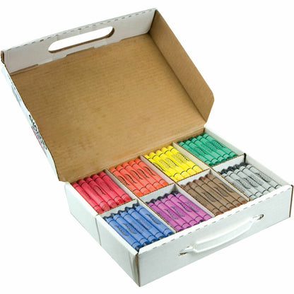 Prang Crayons Master Pack, Assorted, 200/Box (DIX32341)