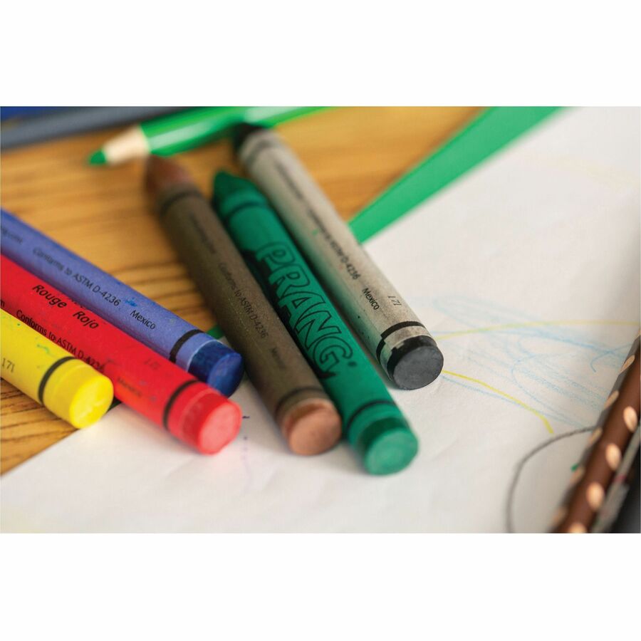 Prang Crayons Master Pack, Assorted, 200/Box (DIX32341)