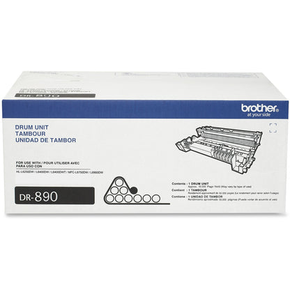 Brother DR890 Drum Unit, 50,000 Page-Yield, Black (BRTDR890)
