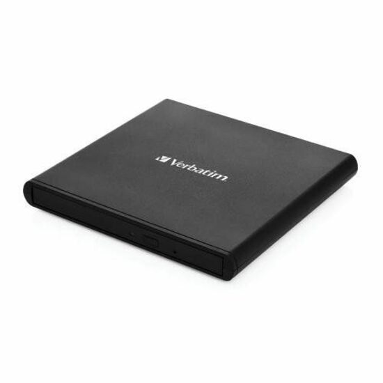 Verbatim External Slimline CD/DVD Writer, 8X DVD Write Speed/24X CD Write Speed (VER98938)