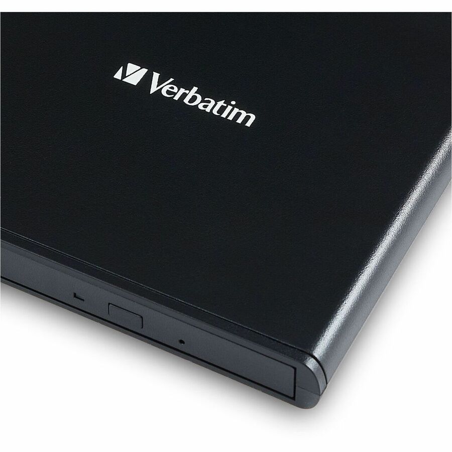 Verbatim External Slimline CD/DVD Writer, 8X DVD Write Speed/24X CD Write Speed (VER98938)