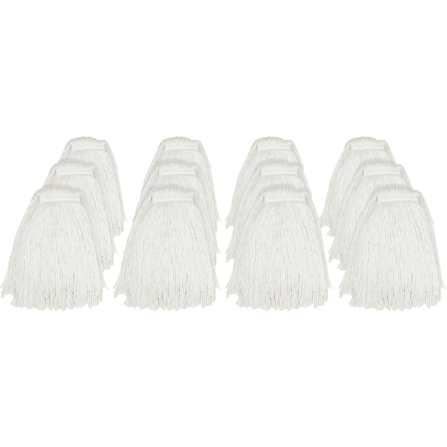 Genuine Joe Cut End Mophead, Rayon, 12/Carton (GJON20RAYCT)