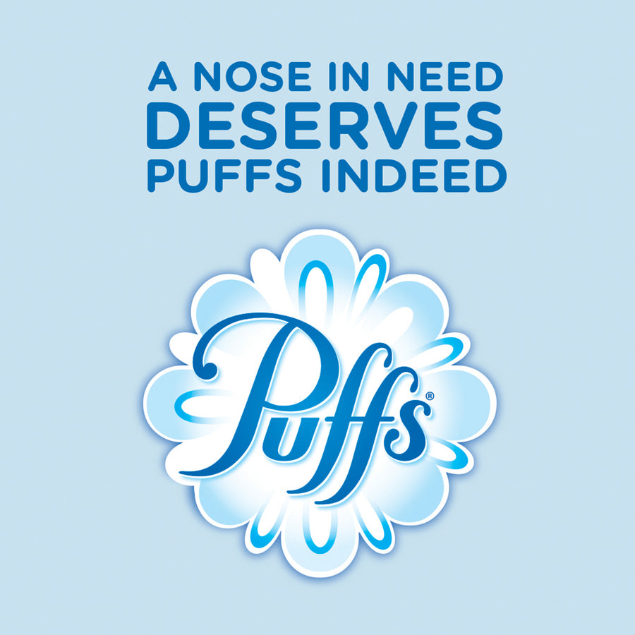 Puffs Basic Facial Tissues, 2 Ply, AssortedBox, 180/Box, 8/Carton (PGC87615CT)