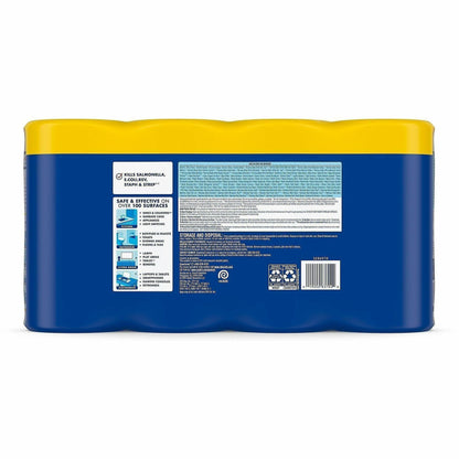 Lysol 4-pack Disinfecting Wipes, Lemon Lime Scent, 80/Tub, 4/Pack (RAC90641)