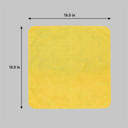 Rubbermaid Commercial Microfiber Cleaning Cloths, Yellow, 24/Pack (RCP1820584)