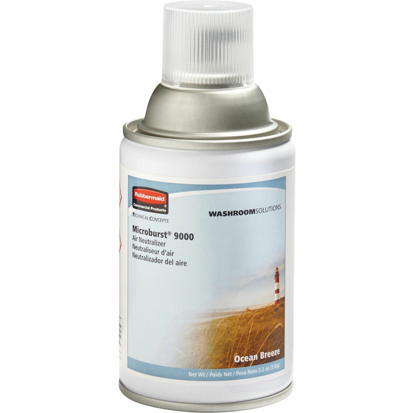 Rubbermaid Commercial MB 9000 Refill OcBreeze Air Spray, Ocean Breeze, Long Lasting, 4/Carton (RCP4012471)