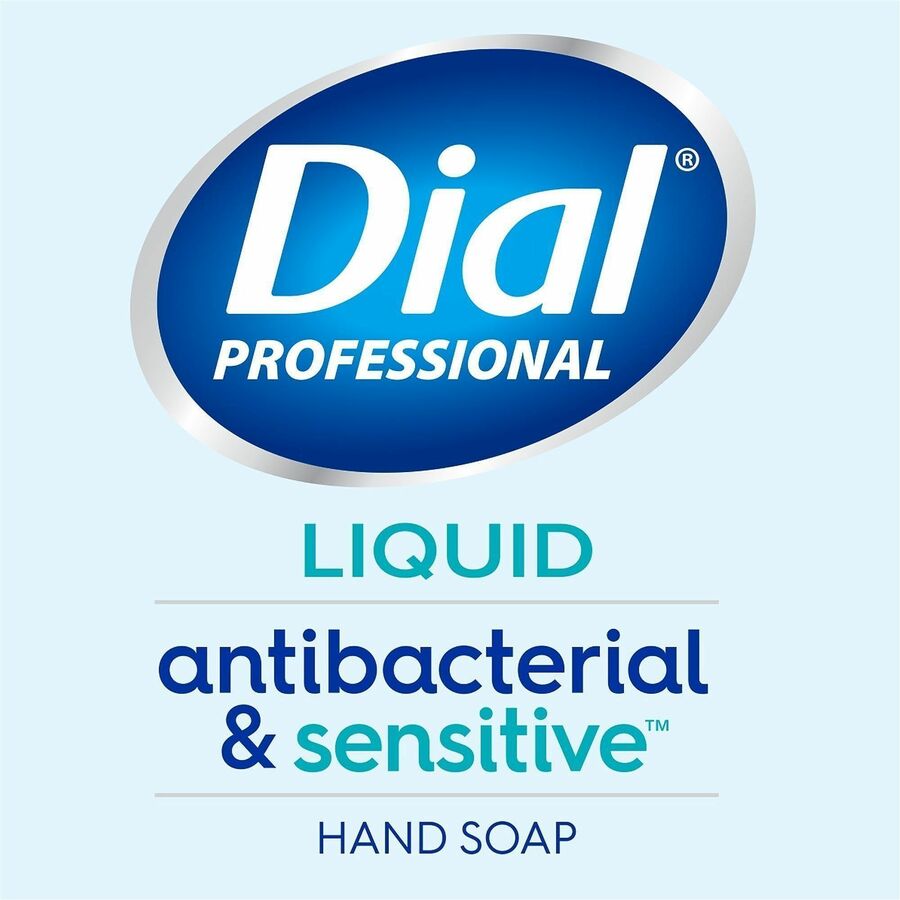 Dial Professional Sensitive Skin Antibacterial Liquid Hand Soap Refill, 1 gal (DIA82838EA)