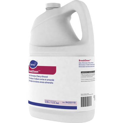 Diversey BreakDown Odor Eliminator, 128 fl oz, Cherry Almond Scent (DVO94355110)