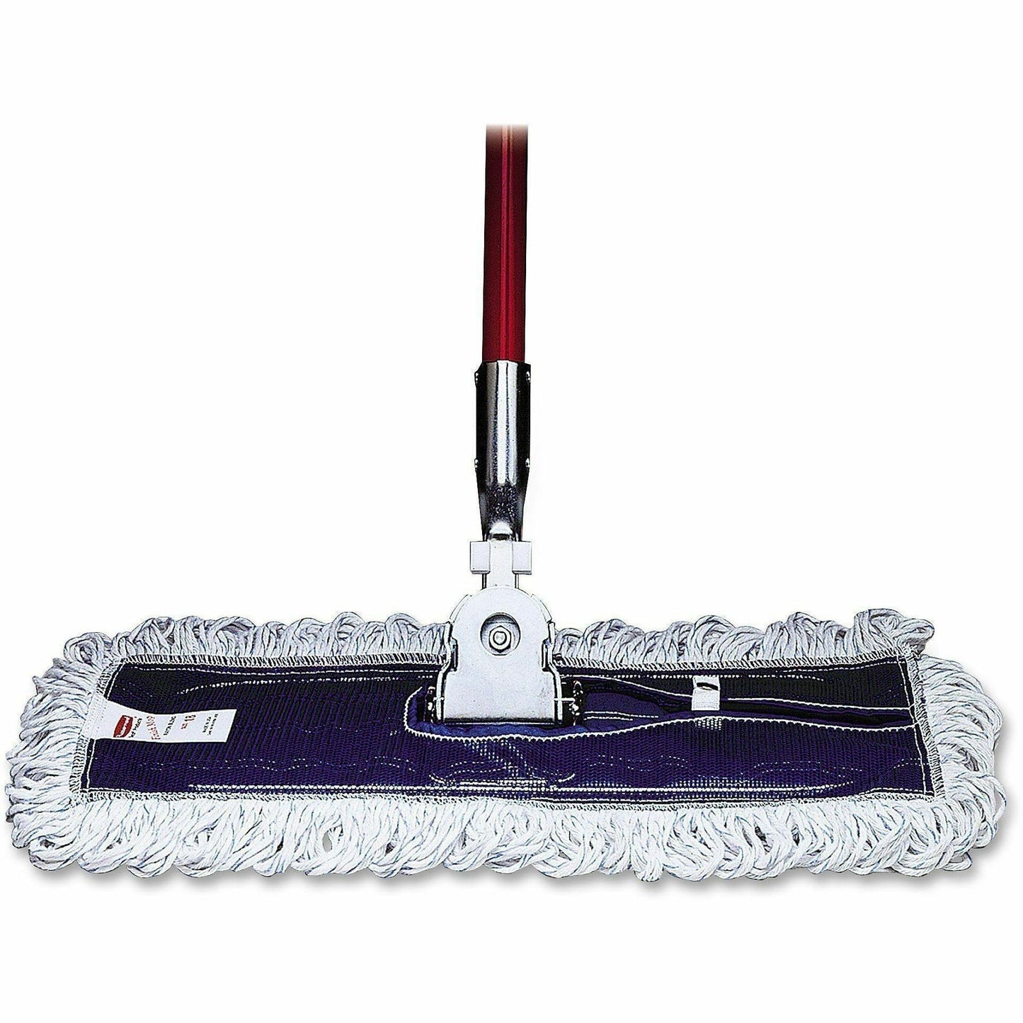 Rubbermaid Commercial Looped Fringe Finish Mop, 5" x 18", Absorbent, Looped Ends, Rayon, Synthetic, White, 6/Carton (RCPE05200WHCT)
