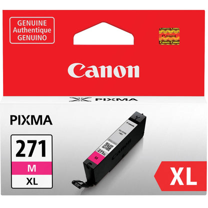 Canon CLI-271 Original High Yield Inkjet Ink Cartridge, Magenta (CNMCLI271XLM)