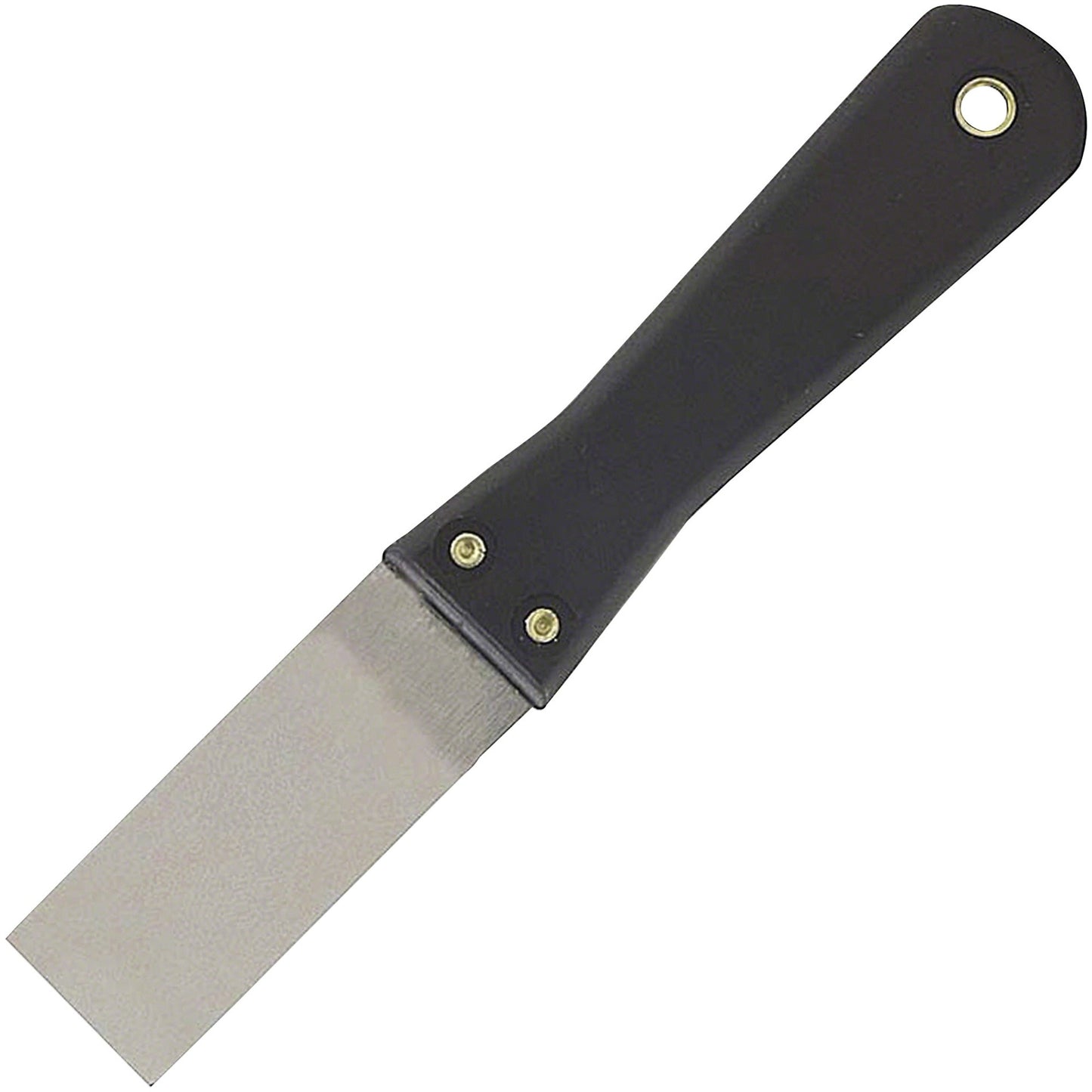 Great Neck Stiff Blade Putty Knife, 1.25" Carbon Steel Blade, Plastic Handle, 24/Carton (GNS15PKSCT)