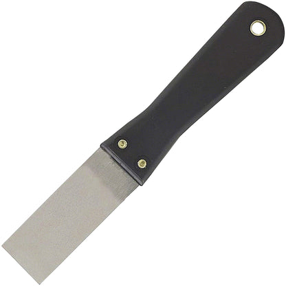 Great Neck Stiff Blade Putty Knife, 1.25" Carbon Steel Blade, Plastic Handle, 24/Carton (GNS15PKSCT)
