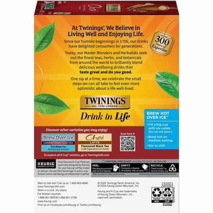 Twinings of London Chai Flavoured Black Tea K-Cup, 24/Box (TWG09954)